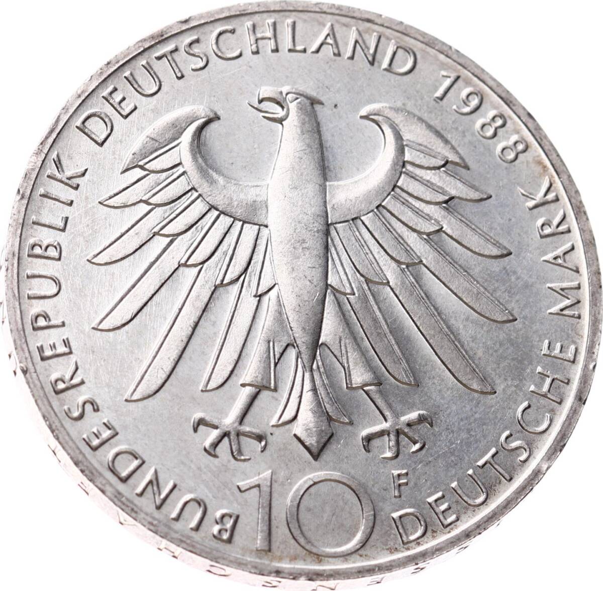 Federal Almanya Cumhuriyeti 10 Deutsche Mark 1988 Gümüş - ÇİL YMP11286 #148 - 2