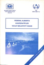 Federal Almanya Kooperatifler Ve Kat Mülkiyeti Yasası NDR92964 - Gökçekoleksiyon