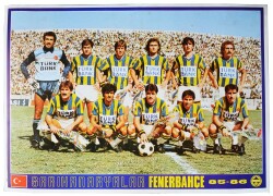 Fenerbahçe 1985-86 Kadrosu Dev Boy *70x50 cm* KRT7086 - Gökçekoleksiyon