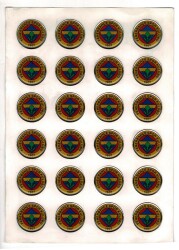 Fenerbahçe Eski Çıkartma Aksesuarı *3 cm* (24 Adet) AKS964 - 2