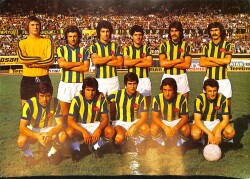 Fenerbahçe Eski Oyuncu Kadrosu Kartpostal KRT19733 - Gökçekoleksiyon