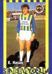 Fenerbahçe Futbolcu K.Hasan Kartpostal KRT18962 - Gökçekoleksiyon