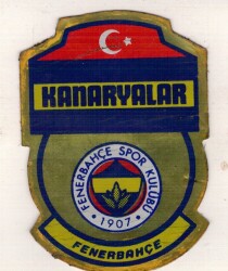 Fenerbahçe Karton Eski Çıkartma AKS1219 - Gökçekoleksiyon