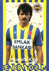 Fenerbahçe Mustafa Kurt Kartpostal KRT14784 - Gökçekoleksiyon