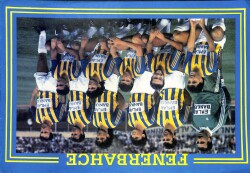 Fenerbahçe Oyuncu Kadrosu Büyük Boy Kartpostal KRT18831 - Gökçekoleksiyon