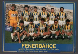 Fenerbahçe Oyuncu Kadrosu Büyük Boy Kartpostal KRT5312 - Gökçekoleksiyon