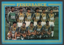 Fenerbahçe Oyuncu Kadrosu Büyük Boy Kartpostal KRT5313 - Gökçekoleksiyon