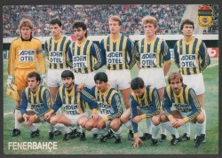 Fenerbahçe Oyuncu Kadrosu Büyük Boy Kartpostal KRT5314 - Gökçekoleksiyon