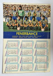 Fenerbahçe Oyuncu Kadrosu Ve 1984 Takvimi Kartpostal KRT19437 - Gökçekoleksiyon