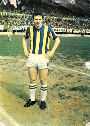 Fenerbahçe Oyuncusu Cemil Turan Orta Boy Kartpostal KRT4895 - Gökçekoleksiyon