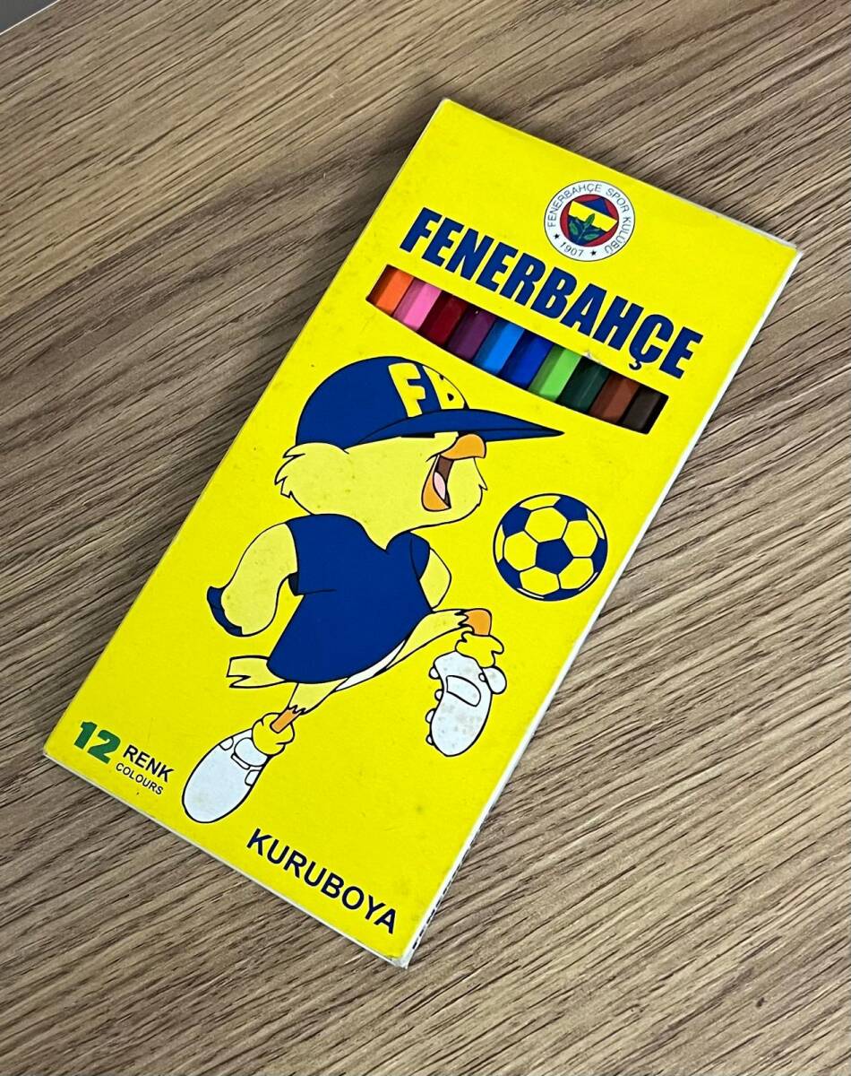 Fenerbahçe Spor Kulübü 12'li Renkli Kuru Boya Seti (Kullanılmamış) AOB6159 - 2