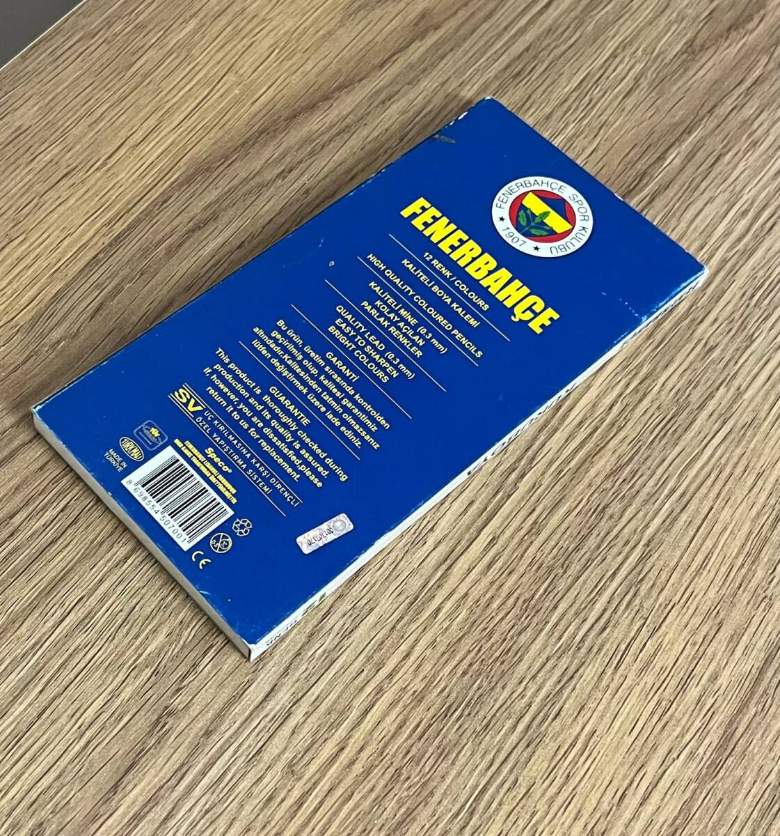 Fenerbahçe Spor Kulübü 12'li Renkli Kuru Boya Seti (Kullanılmamış) AOB6159 - 4
