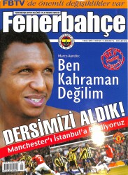Fenerbahçe Spor Kulübü Aylık Resmi Dergisi Sayı 20 1 Ekim 2004 NDR84361 - Gökçekoleksiyon