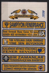 Fenerbahçe Taraftar Çıkartma Aksesuarı AKS240 - Gökçekoleksiyon