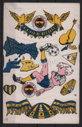 Fenerbahçe Taraftar Çıkartma Aksesuarı AKS246 - 2