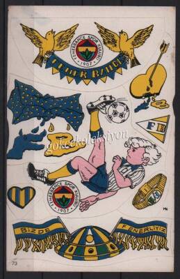 Fenerbahçe Taraftar Çıkartma Aksesuarı AKS246 - 1