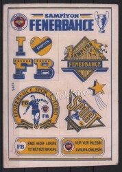 Fenerbahçe Taraftar Çıkartma Aksesuarı AKS250 - Gökçekoleksiyon