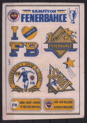 Fenerbahçe Taraftar Çıkartma Aksesuarı AKS250 - 1