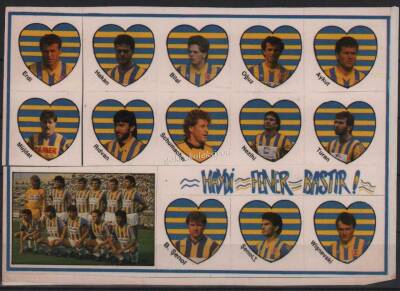 Fenerbahçe Taraftar Oyuncuları Çıkartma Aksesuarı AKS244 - 2