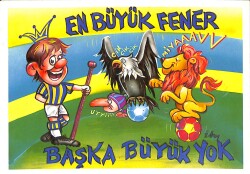Fenerbahçe Temalı Kartpostal (Küçük Boy) KRT21658 - Gökçekoleksiyon