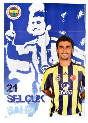 Fenerbahçeli Futbolcu Selçuk Şahin Posteri (48x68cm) KRT11460 - Gökçekoleksiyon