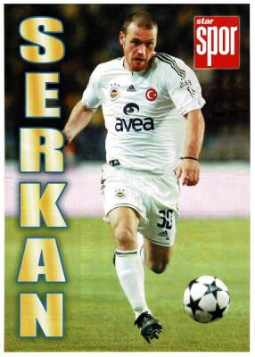 Fenerbahçeli Futbolcu Serkan Balcı Posteri (29x41cm) KRT11454 - 1
