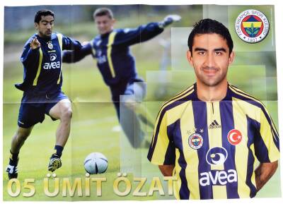 Fenerbahçeli Futbolcu Ümit Özat Posteri (48x68cm) KRT11456 - 1