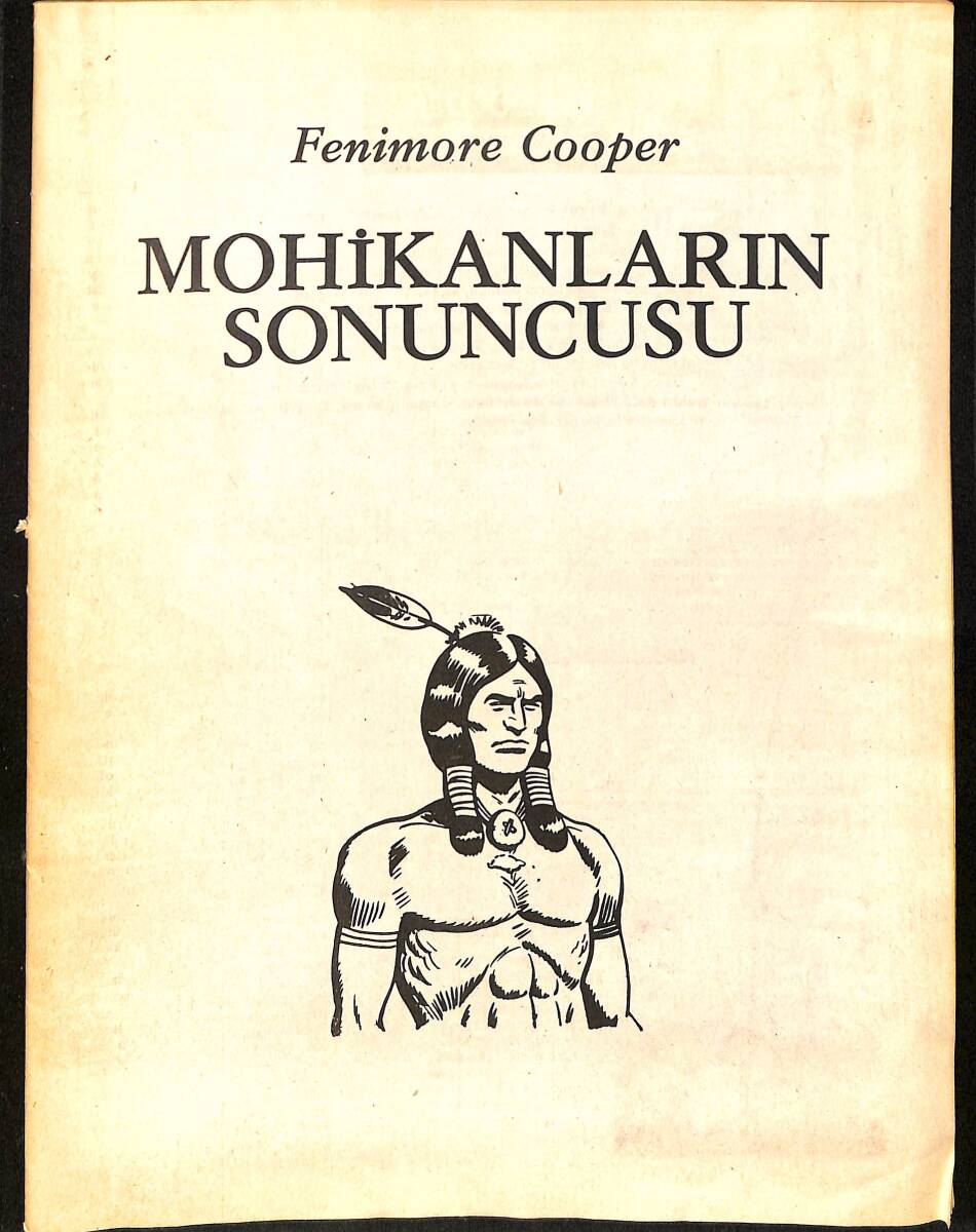 Fenimore Cooper - Mohikanların Sonuncusu Çizgi Roman NDR98329 - 1