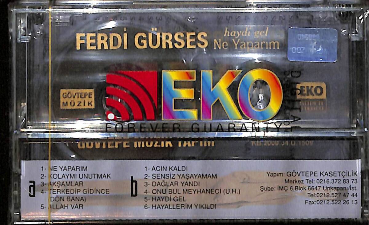 Ferdi Gürses - Ne Yaparım Kaset (Sıfır) KST28396 - 2