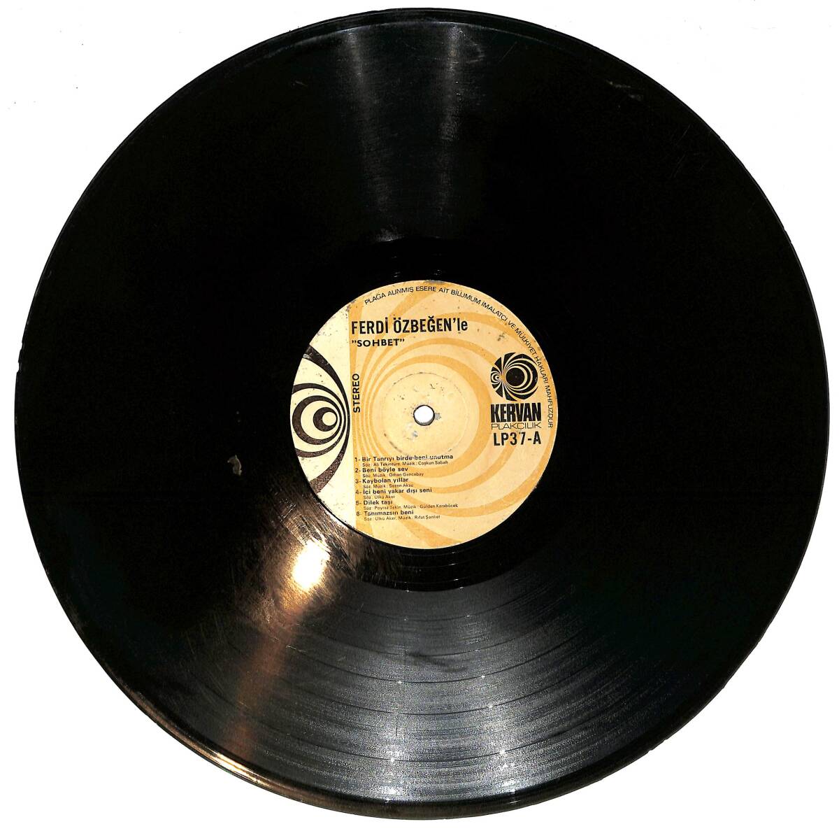 Ferdi Özbeğen – Ferdi Özbeğen'le Sohbet LP PLAK (Açıklamayı Okuyunuz) PLK26703 - 1