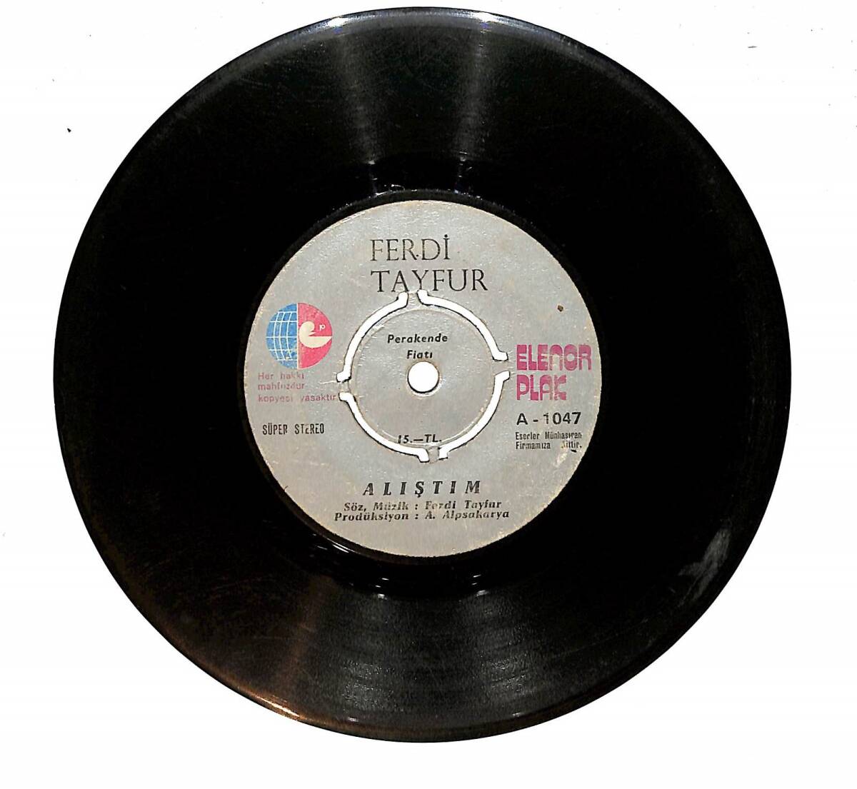 Ferdi Tayfur – Alıştım & Yağmur Gözyaşım Plak PLK26769 - 1