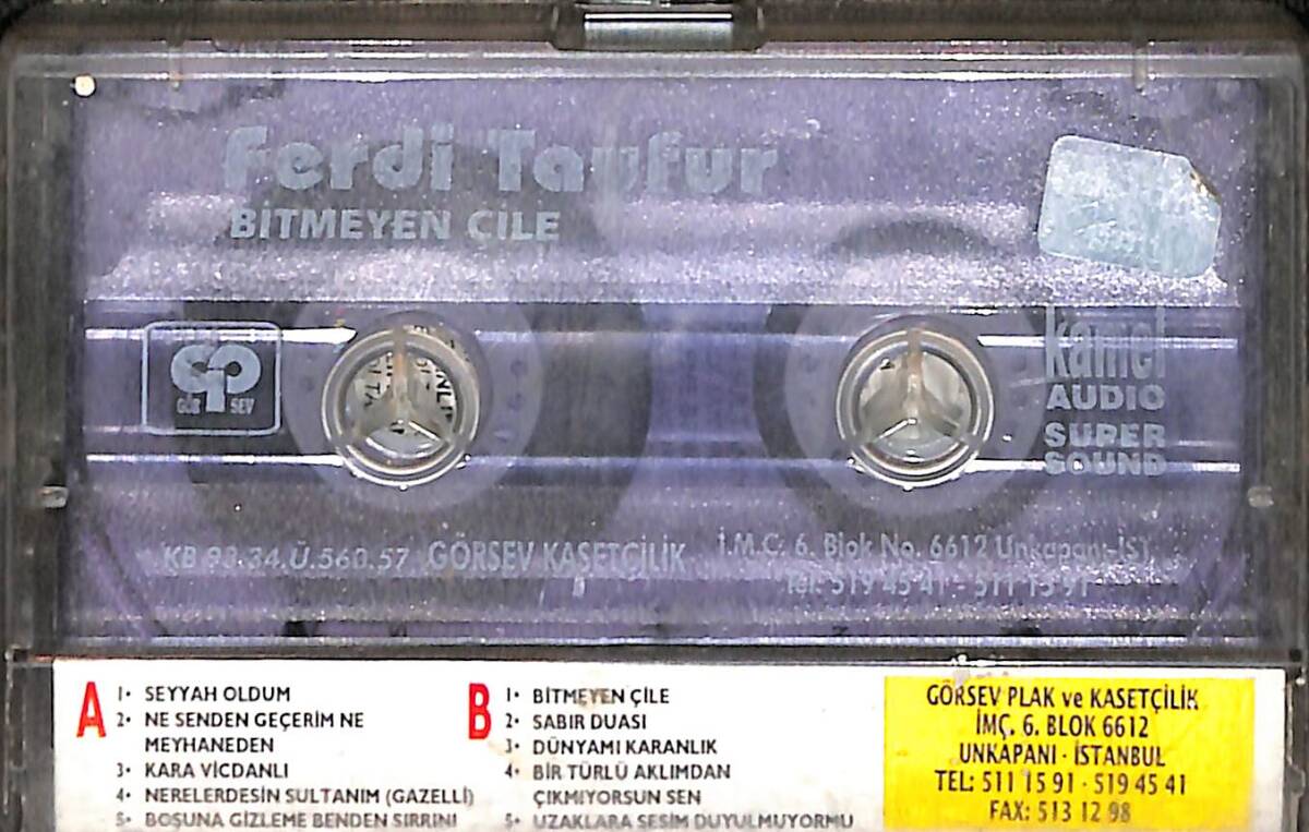 Ferdi Tayfur - Bitmeyen Çile (İkinci El) KST28765 - 2