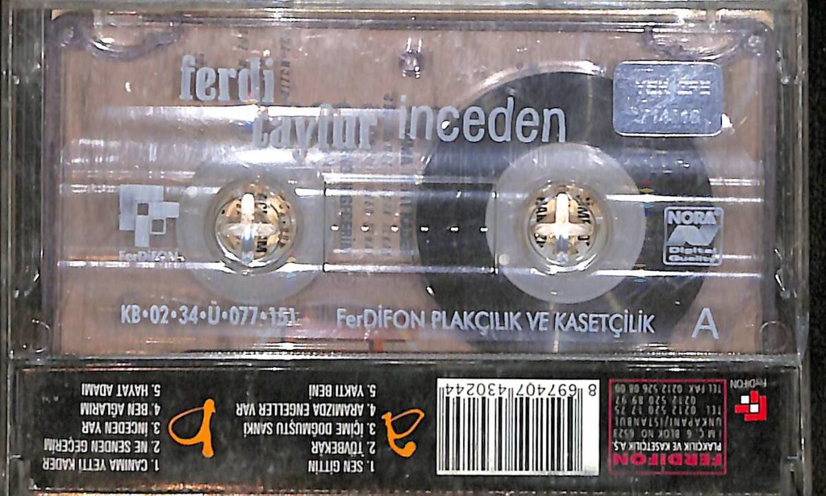 Ferdi Tayfur - İnceden (İkinci El) KST28750 - 2