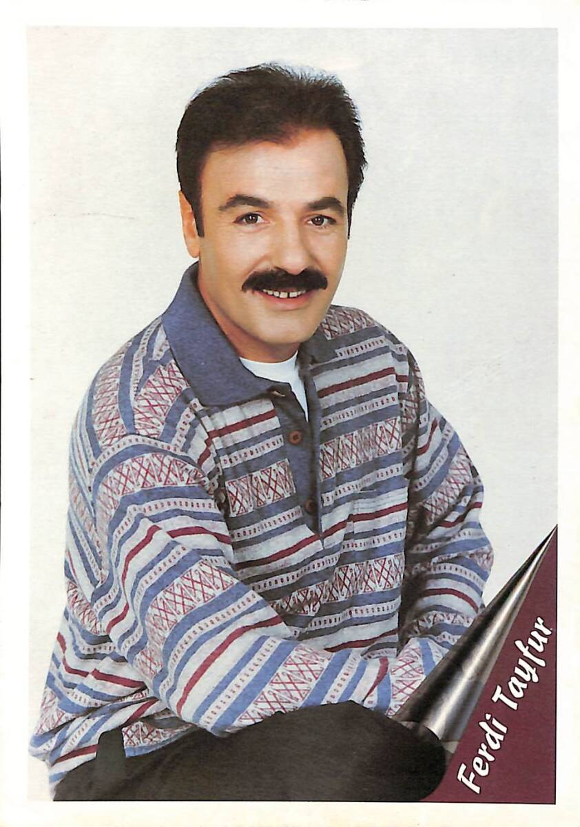 Ferdi Tayfur Kartpostal (Küçük Boy) KRT23312 - 1