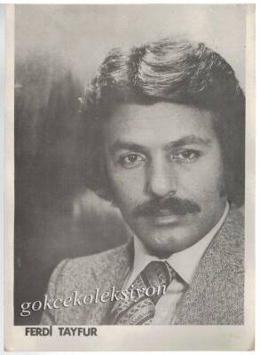 Ferdi Tayfur Orta Boy Kartpostal KRT337 - 1