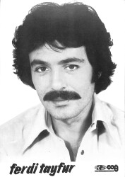 Ferdi Tayfur Siyah-Beyaz Kartpostal (Orta Boy) KRT21830 - Gökçekoleksiyon