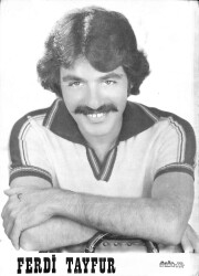 Ferdi Tayfur Siyah-Beyaz Kartpostal (Orta Boy) KRT22284 - Gökçekoleksiyon