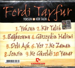 Ferdi Tayfur - Yoksun/Kör Talih CD (Sıfır) CD3574 - 2