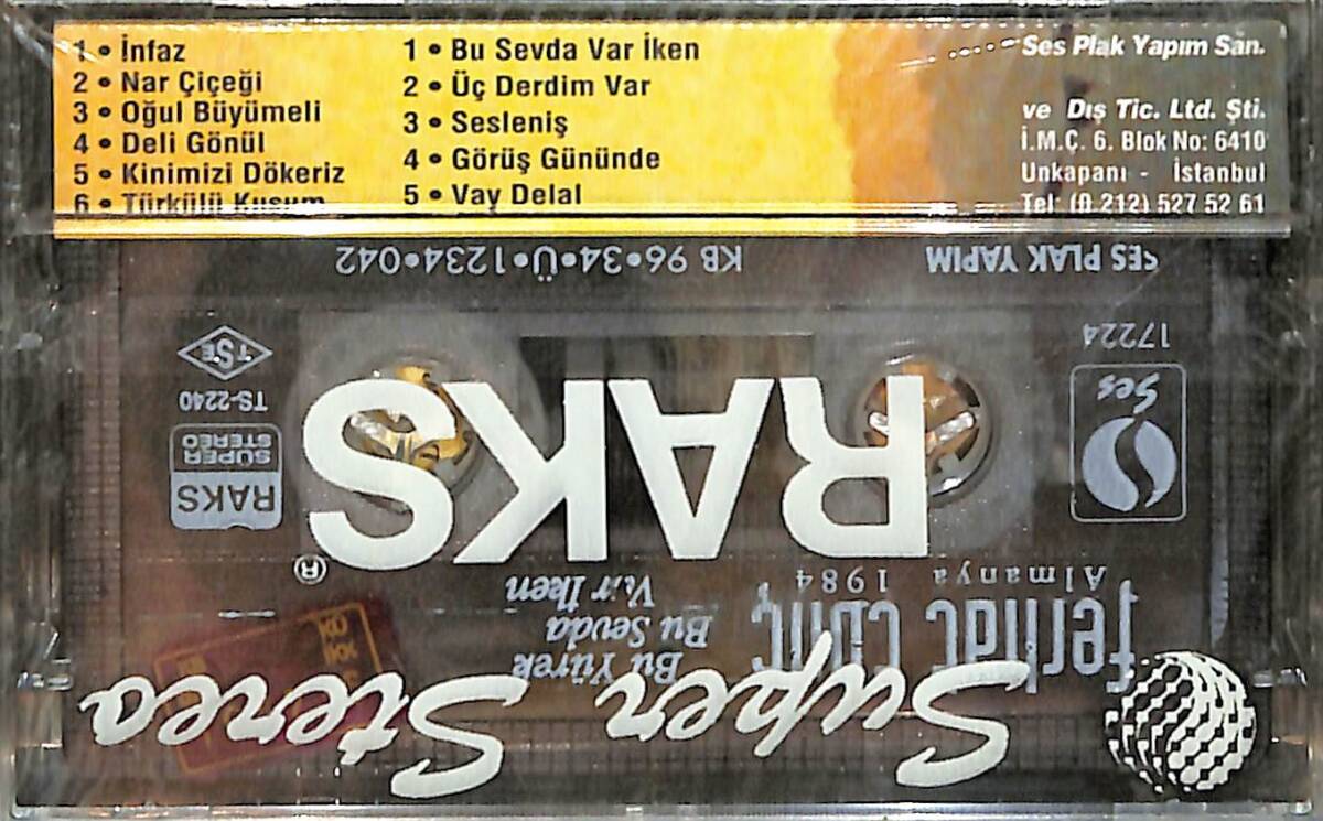 Ferhat Tunç - Bu Yürek Bu Sevda Var İken Kaset (Sıfır) KST26948 - 2