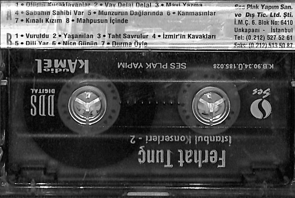 Ferhat Tunç - İstanbul Konserleri - 2 Kaset (İkinci El) KST28126 - 2