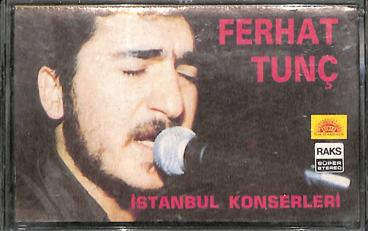 Ferhat Tunç – İstanbul Konserleri Orijinal Kaset (İkinci El) * Güner Plak ve Kasetçilik - 1996 - Kırmızı Bandrol * KST31167 - 1