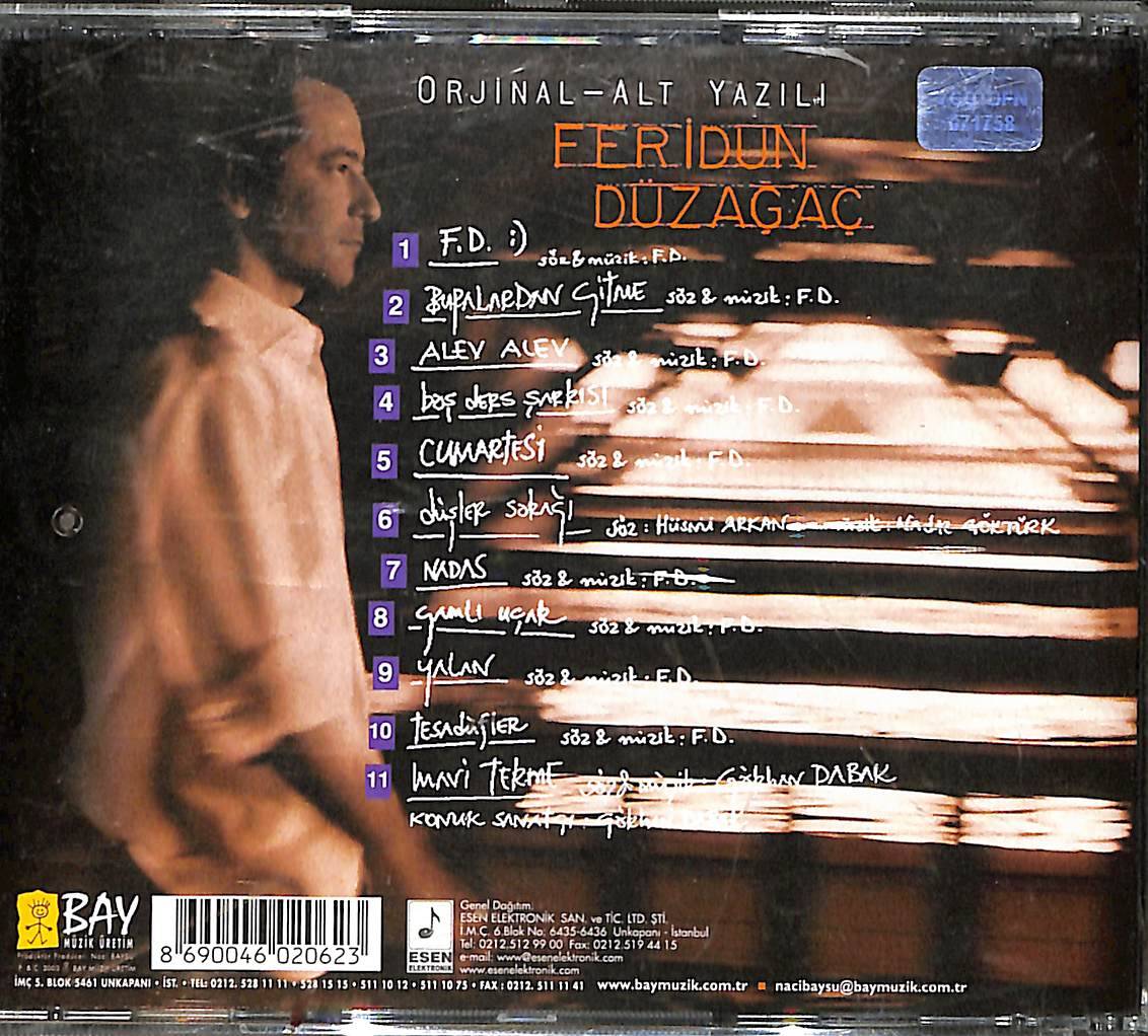 Feridun Düzağaç - Orjinal - Alt Yazılı CD (İkinci El) CD4042 - 2