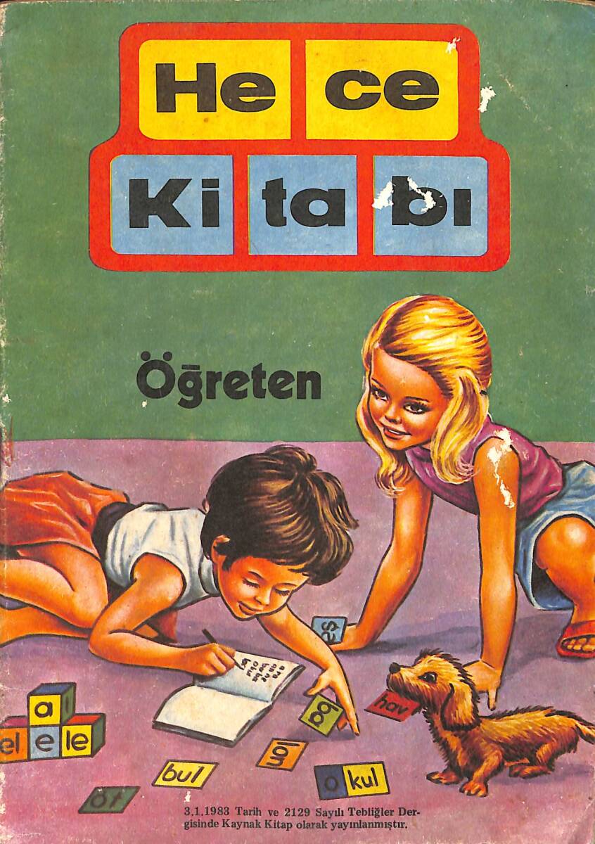 80'ler Hece Kitabı Öğreten NDR99327 - 1