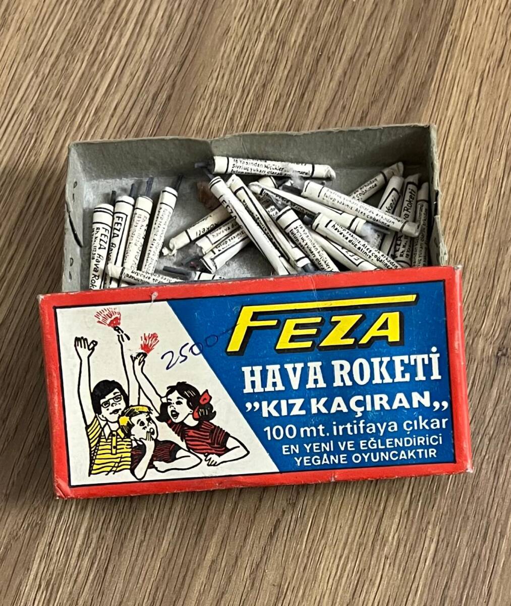 Feza Hava Roketi Kız Kovalayan 24 Ad Açık Kutusunda #BAK99 - 2