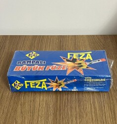 Feza Rampalı Büyük Füze 1990s Jelatininde Dolu Kutu AOB4916 - 4