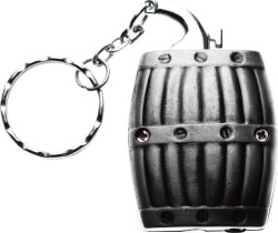 Fıçı Görünümlü Çakmak Formunda Eski Anahtarlık AKS566 - 3