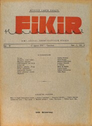 Fikir Hareketleri İlmi, İçtimai, Edebi Haftalık Risale 17 Ağustos 1935 Sayı: 95 - Hüseyin Cahit Yalçın - Charles Turgeon NDR98782 - Gökçekoleksiyon