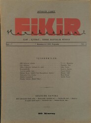 Fikir Hareketleri İlmi, İçtimai, Edebi Haftalık Risale 1933 Sayı 7 - Hüseyin Cahit - Julien Benda NDR92114 - Gökçekoleksiyon