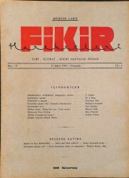 Fikir Hareketleri İlmi, İçtimai, Edebi Haftalık Risale 1934 Sayı 17 - Hüseyin Cahit - Anatole France NDR92104 - Gökçekoleksiyon