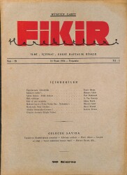 Fikir Hareketleri İlmi, İçtimai, Edebi Haftalık Risale 1934 Sayı 25 - Hüseyin Cahit - Paul Ferdonnet NDR92096 - Gökçekoleksiyon